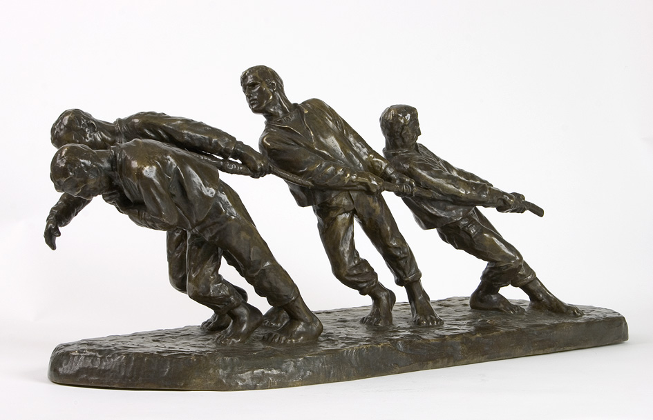 Les Haleurs by Demanet